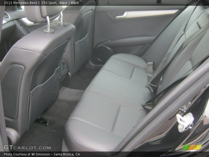 Black / Black 2013 Mercedes-Benz C 250 Sport