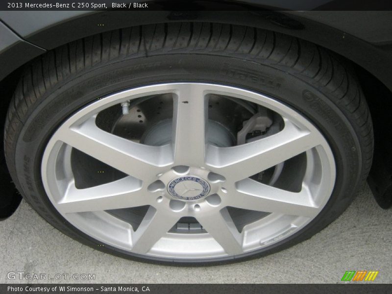 Black / Black 2013 Mercedes-Benz C 250 Sport