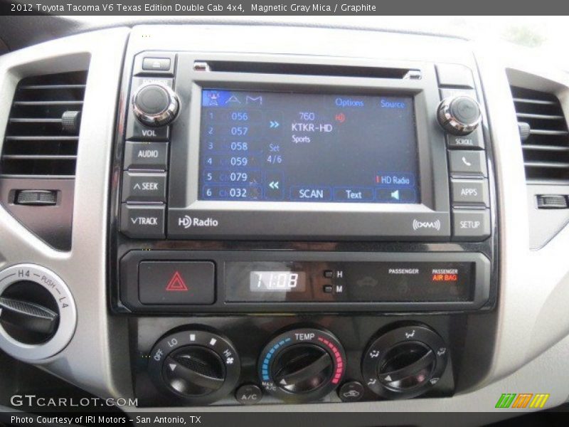 Magnetic Gray Mica / Graphite 2012 Toyota Tacoma V6 Texas Edition Double Cab 4x4