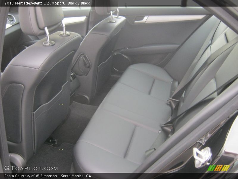 Black / Black 2013 Mercedes-Benz C 250 Sport