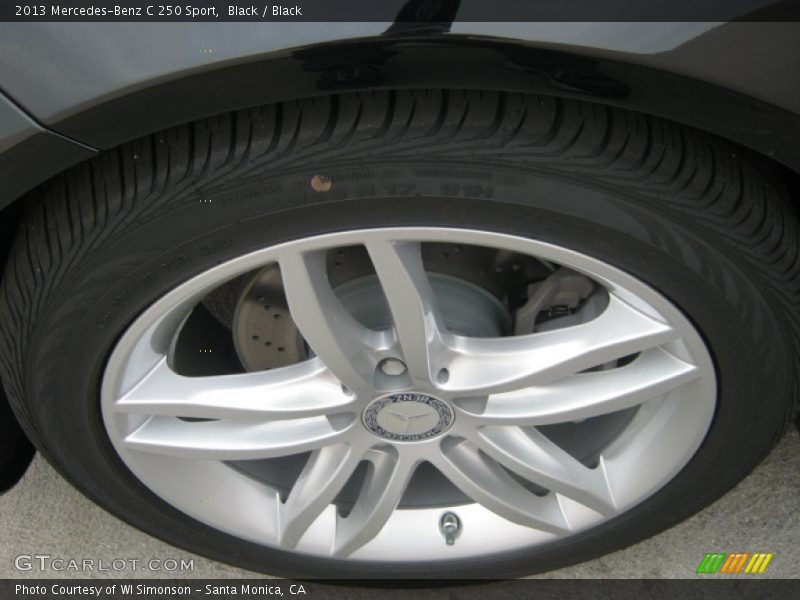 Black / Black 2013 Mercedes-Benz C 250 Sport