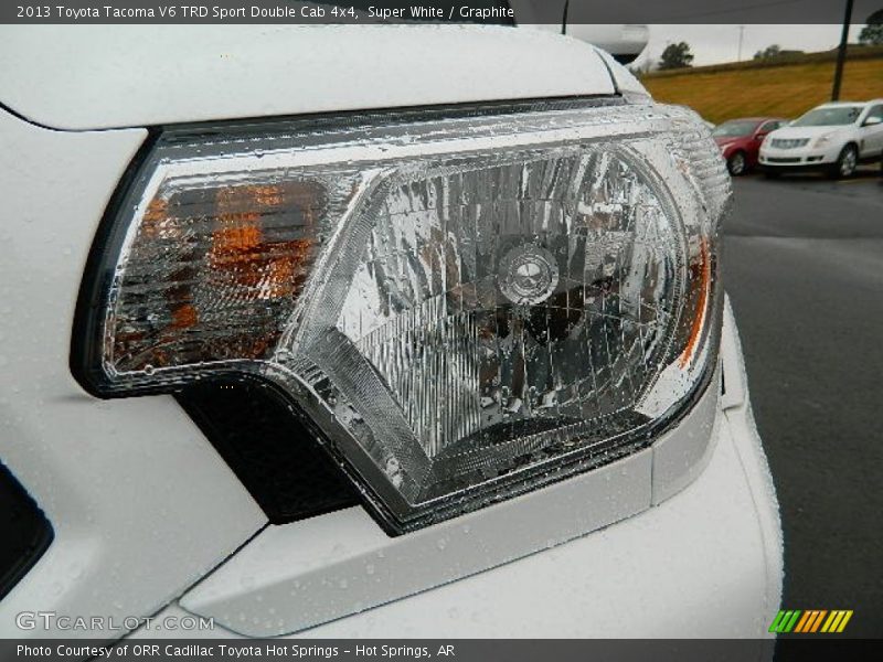 Super White / Graphite 2013 Toyota Tacoma V6 TRD Sport Double Cab 4x4