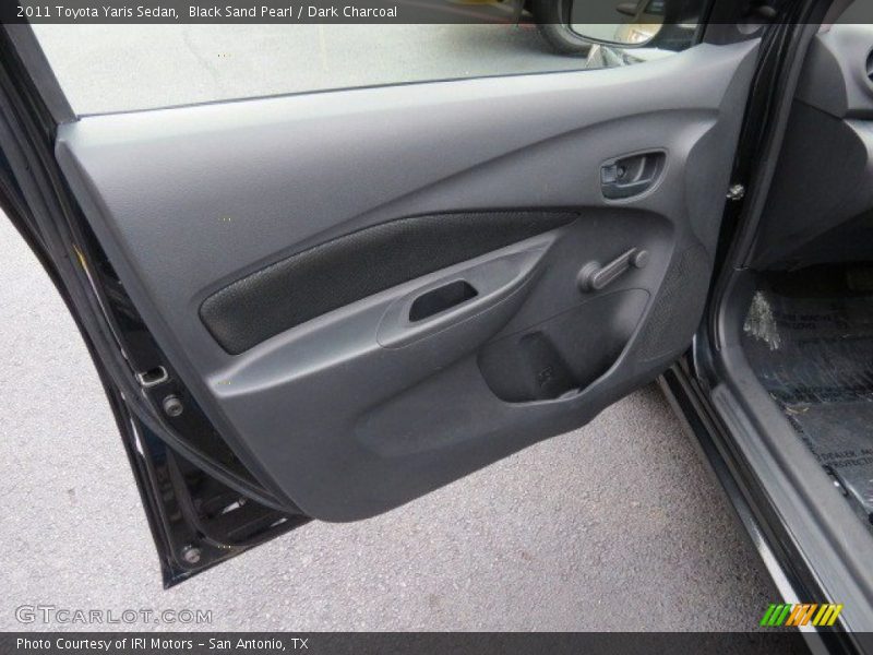Black Sand Pearl / Dark Charcoal 2011 Toyota Yaris Sedan