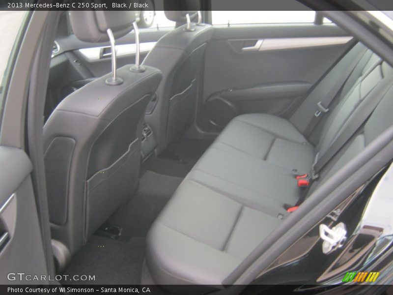 Black / Black 2013 Mercedes-Benz C 250 Sport