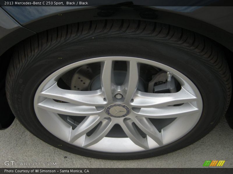 Black / Black 2013 Mercedes-Benz C 250 Sport