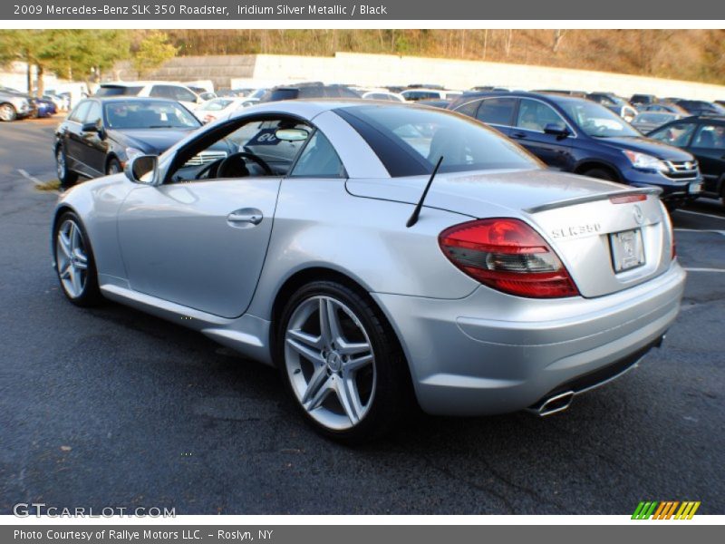 Iridium Silver Metallic / Black 2009 Mercedes-Benz SLK 350 Roadster
