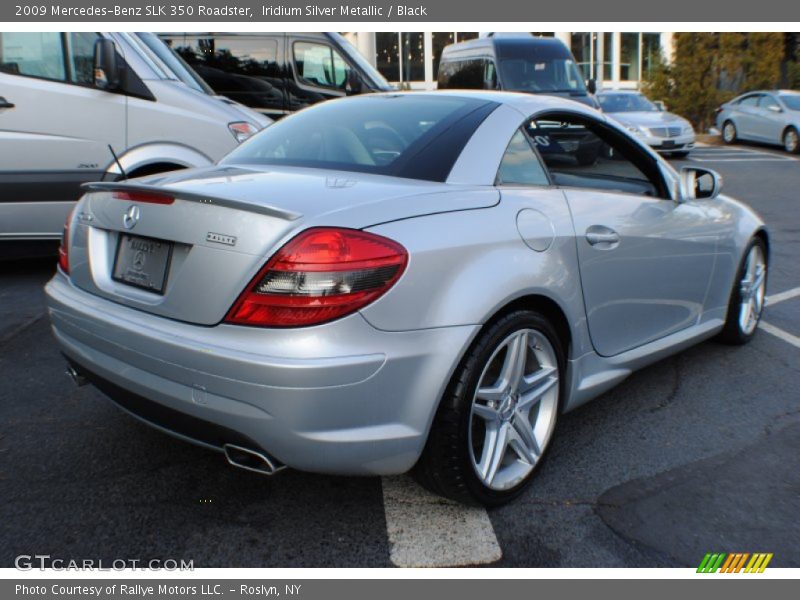Iridium Silver Metallic / Black 2009 Mercedes-Benz SLK 350 Roadster