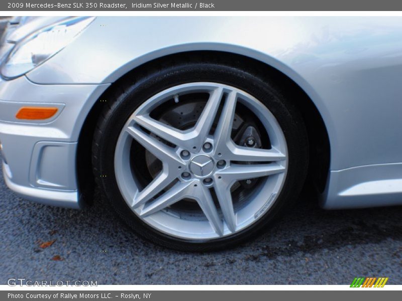 Iridium Silver Metallic / Black 2009 Mercedes-Benz SLK 350 Roadster