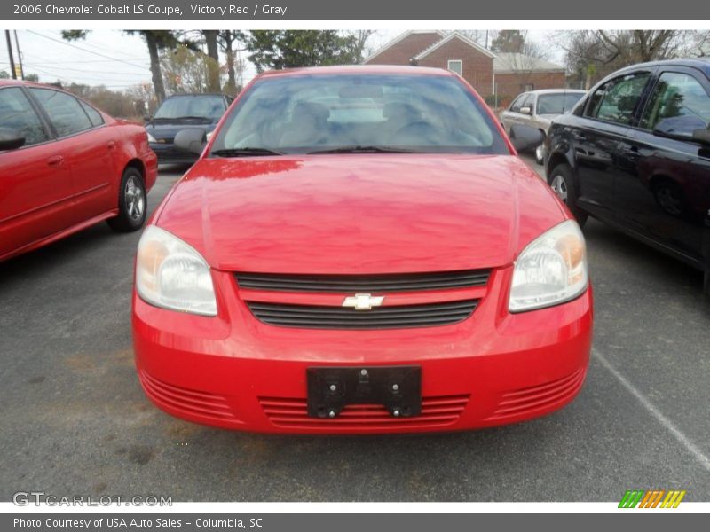Victory Red / Gray 2006 Chevrolet Cobalt LS Coupe