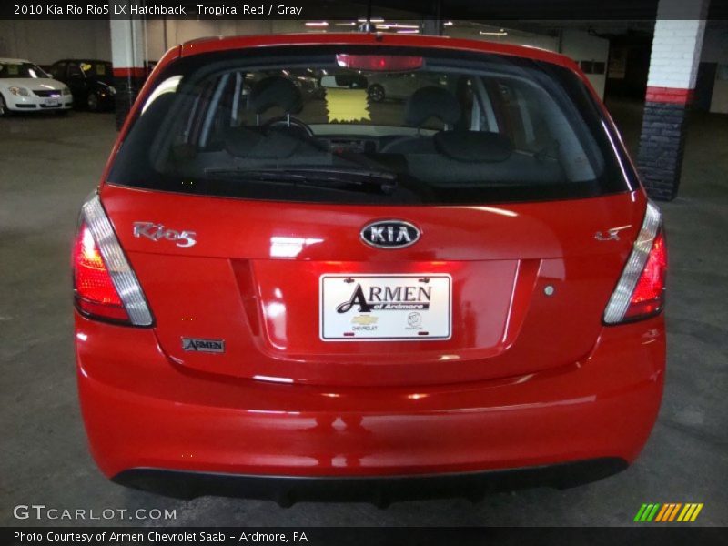 Tropical Red / Gray 2010 Kia Rio Rio5 LX Hatchback