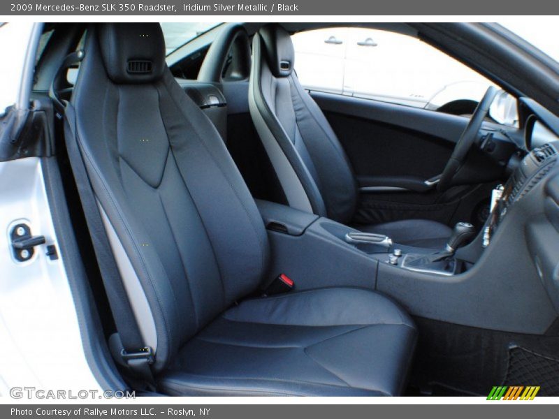 Iridium Silver Metallic / Black 2009 Mercedes-Benz SLK 350 Roadster