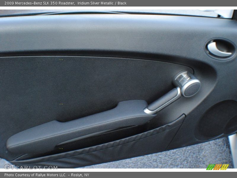 Iridium Silver Metallic / Black 2009 Mercedes-Benz SLK 350 Roadster