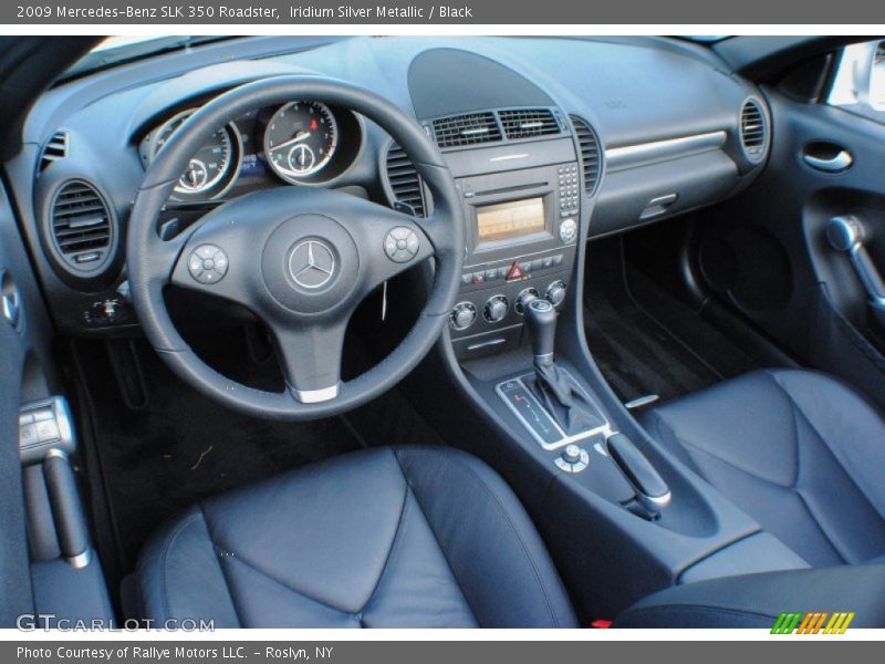 Iridium Silver Metallic / Black 2009 Mercedes-Benz SLK 350 Roadster