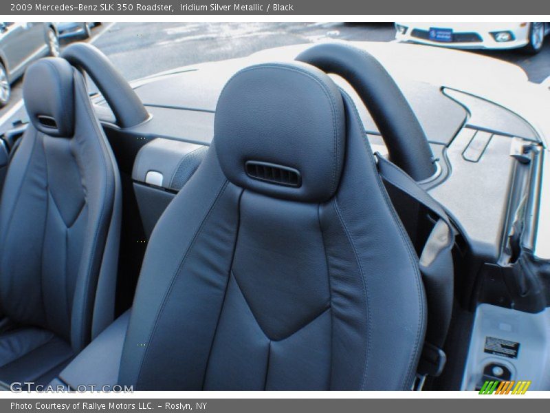 Iridium Silver Metallic / Black 2009 Mercedes-Benz SLK 350 Roadster