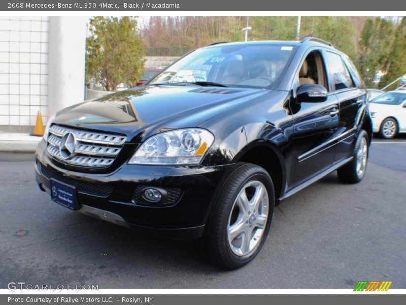 Black / Macadamia 2008 Mercedes-Benz ML 350 4Matic
