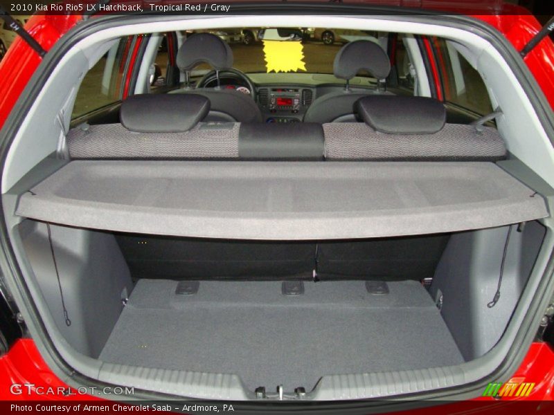  2010 Rio Rio5 LX Hatchback Trunk