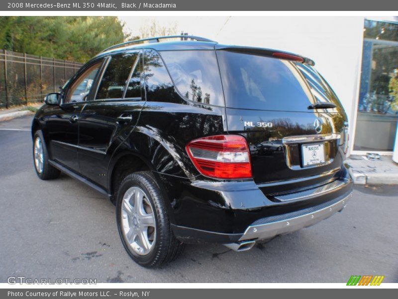 Black / Macadamia 2008 Mercedes-Benz ML 350 4Matic