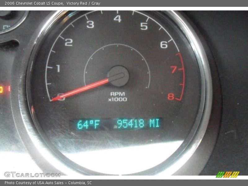 Victory Red / Gray 2006 Chevrolet Cobalt LS Coupe