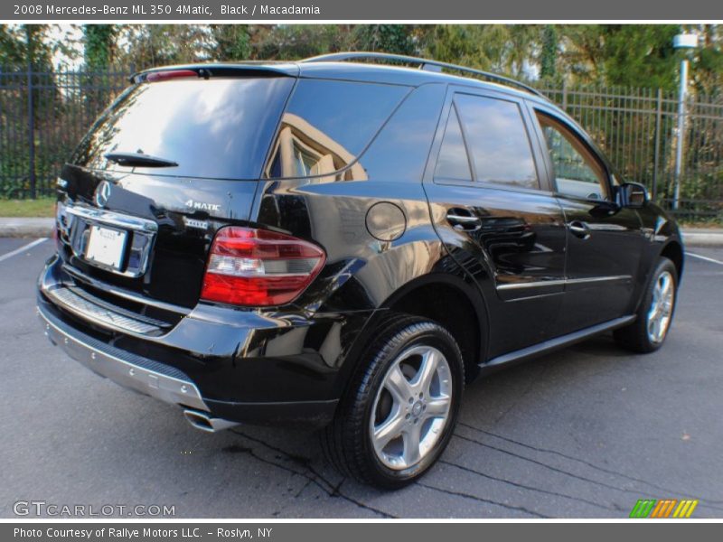 Black / Macadamia 2008 Mercedes-Benz ML 350 4Matic