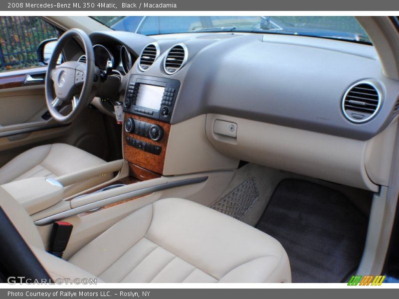 Black / Macadamia 2008 Mercedes-Benz ML 350 4Matic