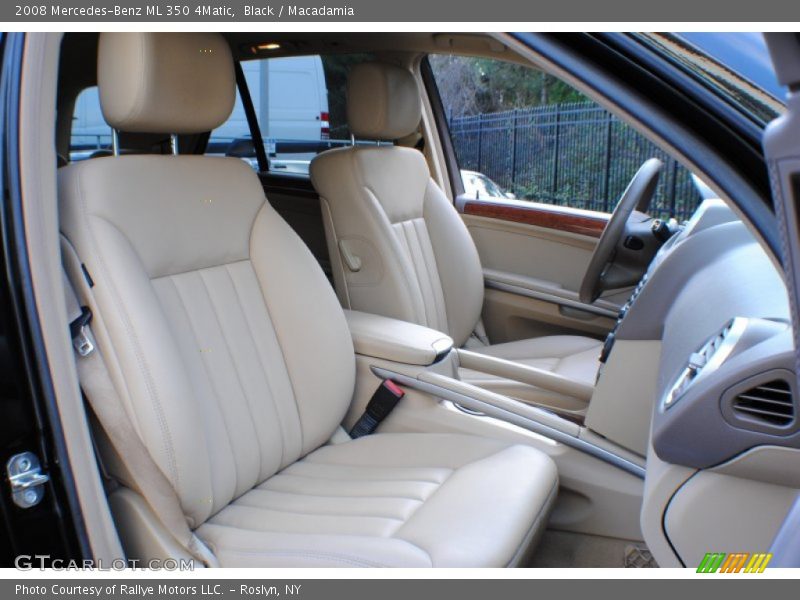 Black / Macadamia 2008 Mercedes-Benz ML 350 4Matic