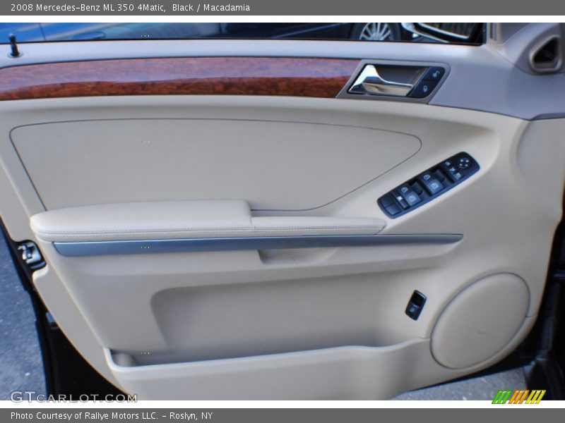 Black / Macadamia 2008 Mercedes-Benz ML 350 4Matic