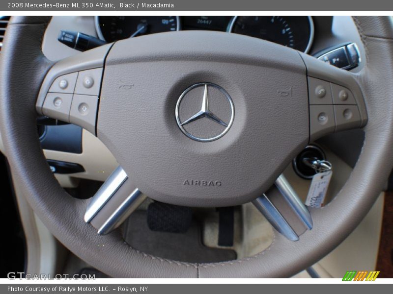 Black / Macadamia 2008 Mercedes-Benz ML 350 4Matic