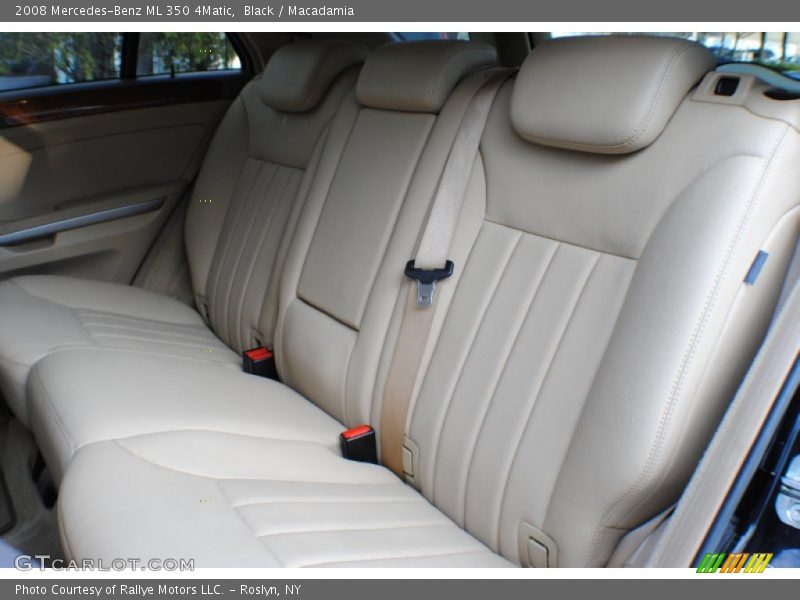 Black / Macadamia 2008 Mercedes-Benz ML 350 4Matic