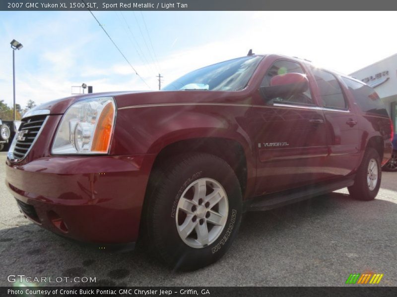 Sport Red Metallic / Light Tan 2007 GMC Yukon XL 1500 SLT