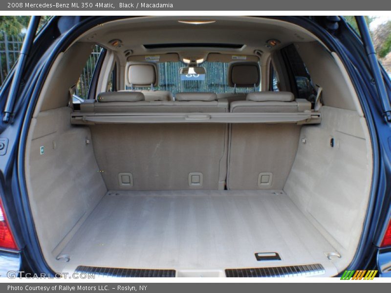 Black / Macadamia 2008 Mercedes-Benz ML 350 4Matic