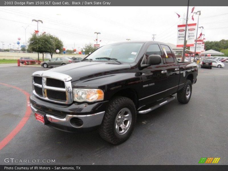 Black / Dark Slate Gray 2003 Dodge Ram 1500 SLT Quad Cab