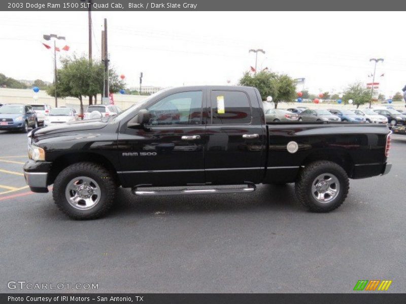 Black / Dark Slate Gray 2003 Dodge Ram 1500 SLT Quad Cab