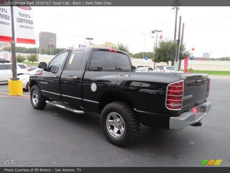 Black / Dark Slate Gray 2003 Dodge Ram 1500 SLT Quad Cab