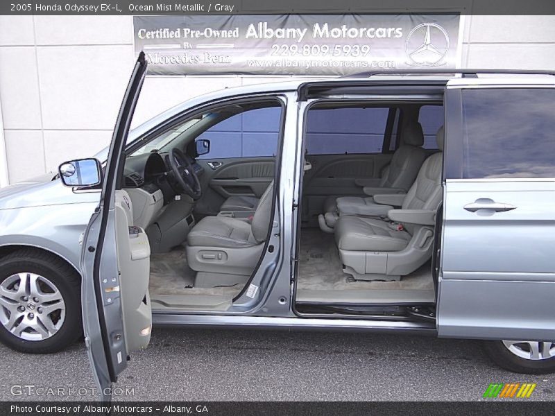 Ocean Mist Metallic / Gray 2005 Honda Odyssey EX-L
