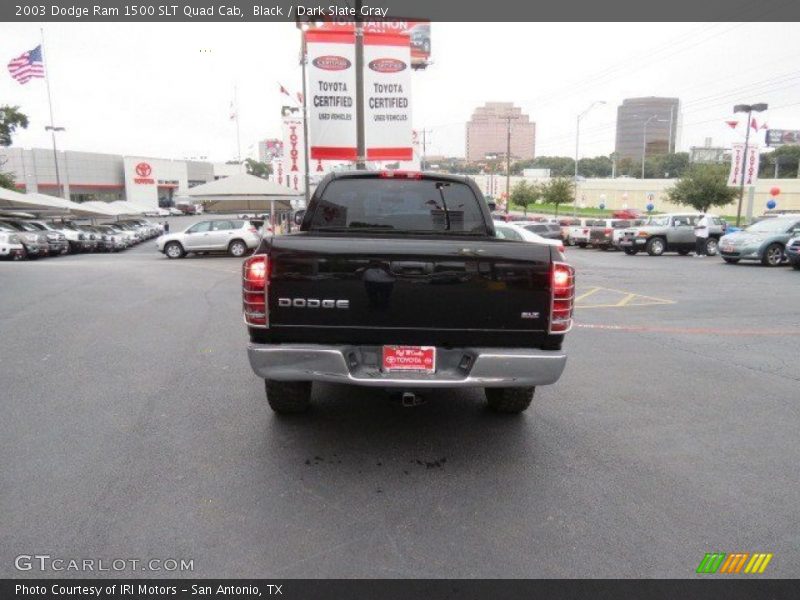 Black / Dark Slate Gray 2003 Dodge Ram 1500 SLT Quad Cab