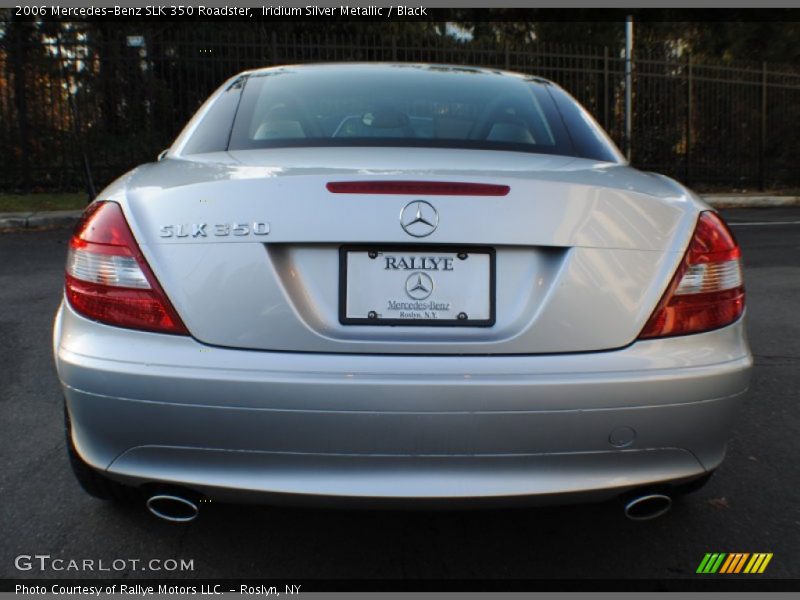 Iridium Silver Metallic / Black 2006 Mercedes-Benz SLK 350 Roadster