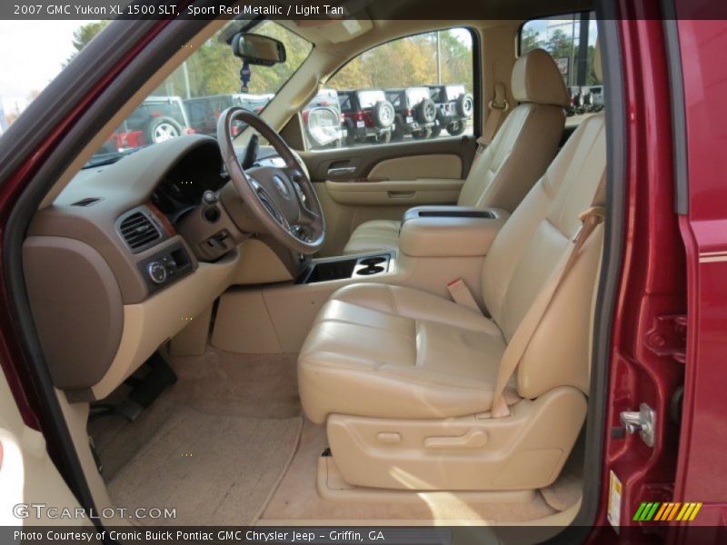 Sport Red Metallic / Light Tan 2007 GMC Yukon XL 1500 SLT
