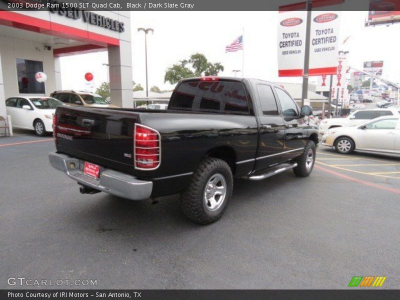 Black / Dark Slate Gray 2003 Dodge Ram 1500 SLT Quad Cab
