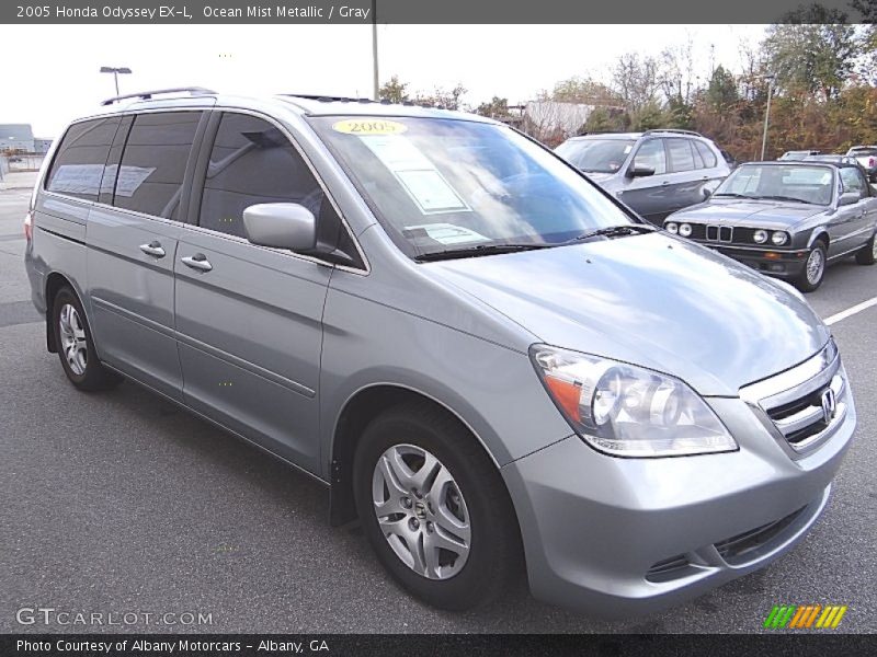 Ocean Mist Metallic / Gray 2005 Honda Odyssey EX-L