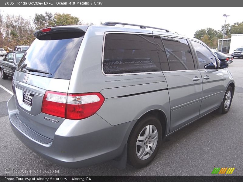 Ocean Mist Metallic / Gray 2005 Honda Odyssey EX-L