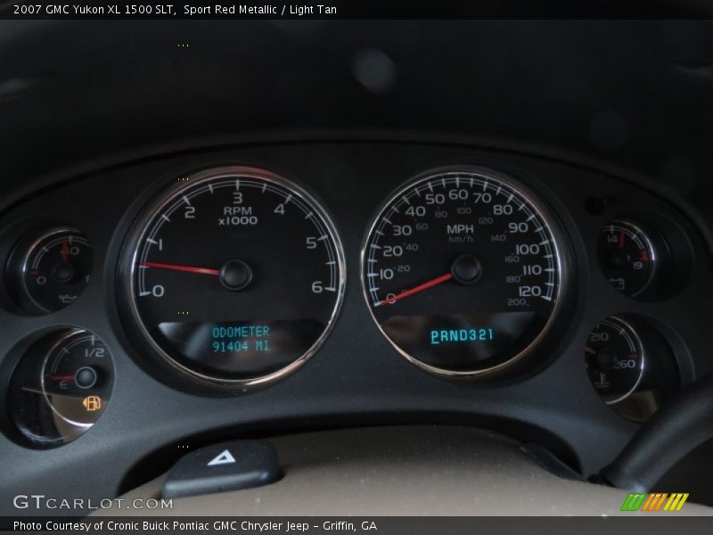 Sport Red Metallic / Light Tan 2007 GMC Yukon XL 1500 SLT