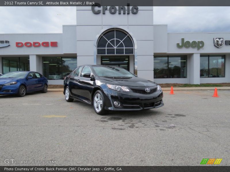 Attitude Black Metallic / Black 2012 Toyota Camry SE