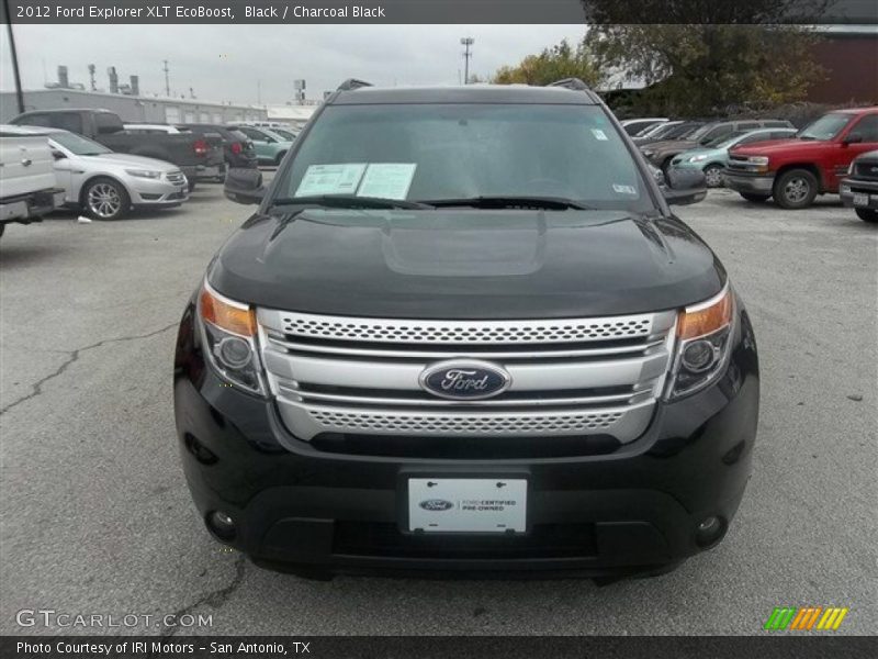 Black / Charcoal Black 2012 Ford Explorer XLT EcoBoost