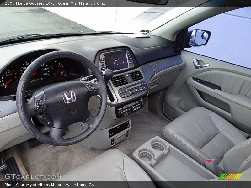 Ocean Mist Metallic / Gray 2005 Honda Odyssey EX-L