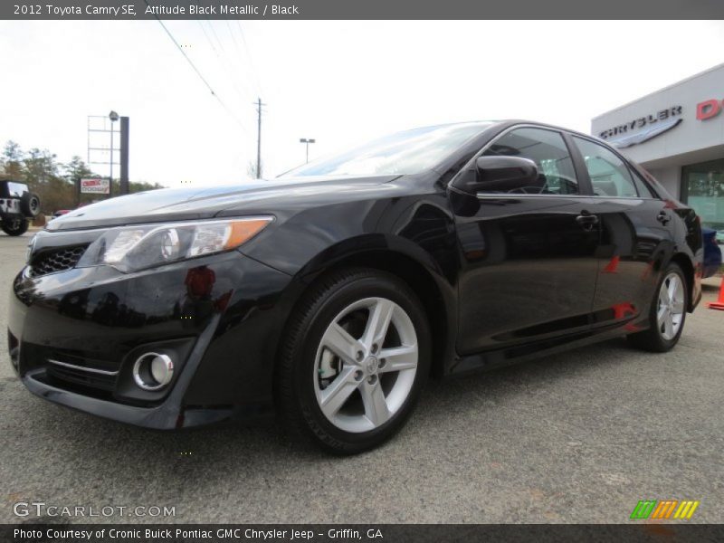 Attitude Black Metallic / Black 2012 Toyota Camry SE