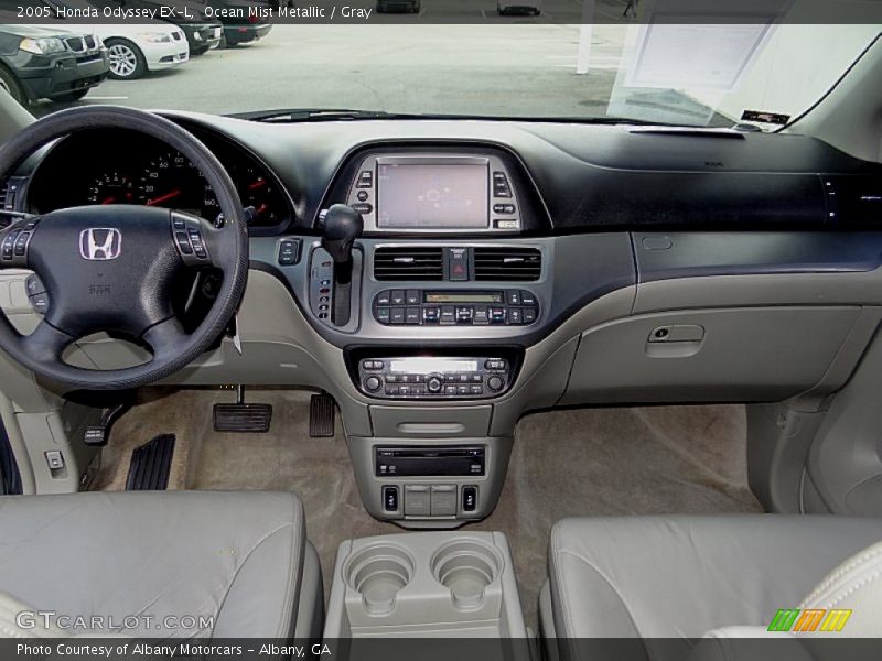 Ocean Mist Metallic / Gray 2005 Honda Odyssey EX-L