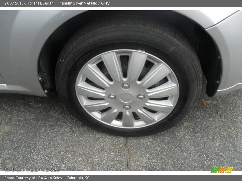 Titanium Silver Metallic / Grey 2007 Suzuki Forenza Sedan