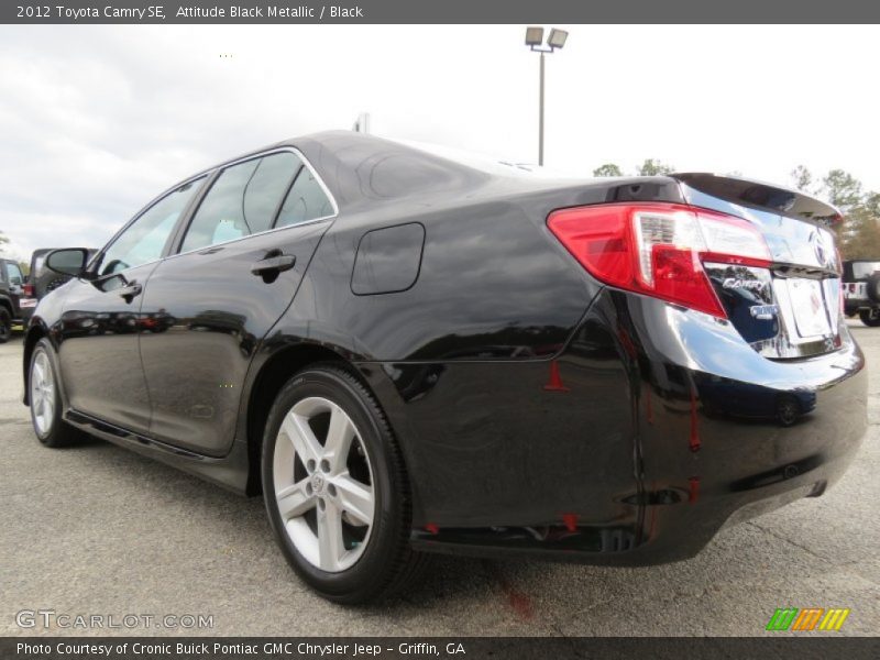 Attitude Black Metallic / Black 2012 Toyota Camry SE