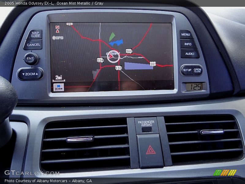 Ocean Mist Metallic / Gray 2005 Honda Odyssey EX-L