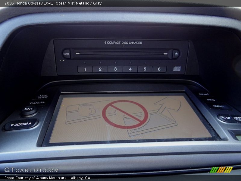 Ocean Mist Metallic / Gray 2005 Honda Odyssey EX-L